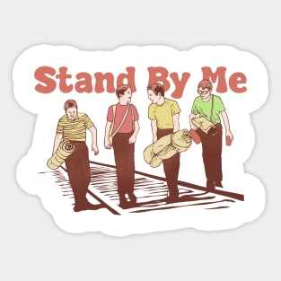 Stand By Me Character Montage Sticker